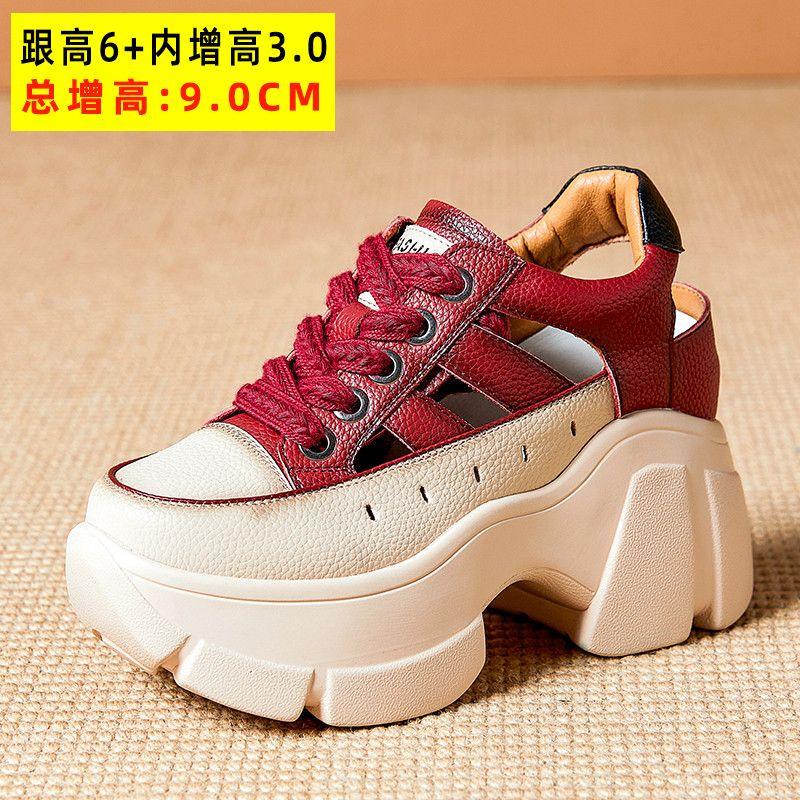 Hole Shoes Women's Spring and Summer New Hollow Breathable Women's Shoes Versatile Platform Sandals