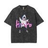 Summer Hot Sale Anime Dorohedoro Kaiman Washed Vintage T Shirt Y2k Gothic Manga Rock Tshirt Men Women Hip Hop Oversized Tshirt
