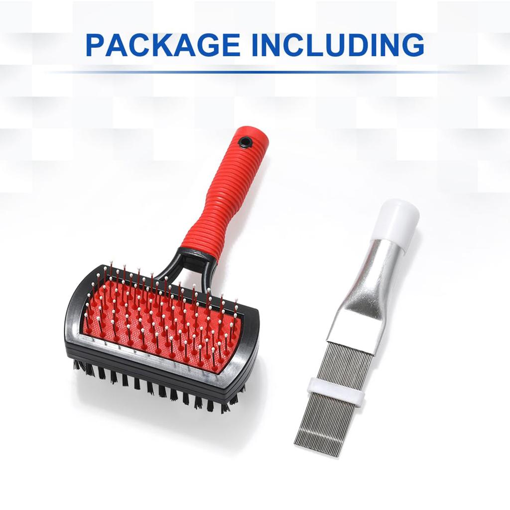 Kit Spazzola Pulizia Bobine Condizionatore D'aria Pulitore Evaporatore Double Sided Pettine a Pinne per Manutenzione HVAC Strumento di Pulizia