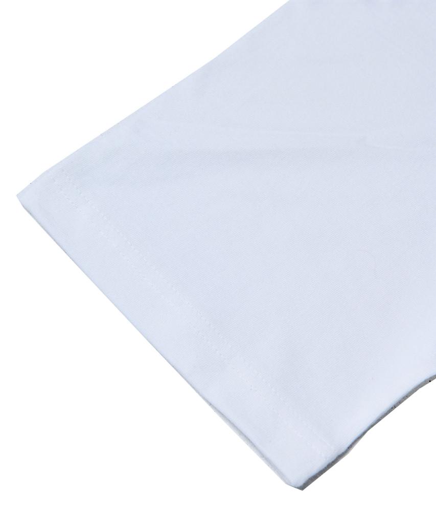 TEN PAST SEVEN Lettering Print T-Shirt - White