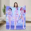 KPop Demon Hunters Soft Plush Throw Blanket for Bed Sofa Fashion Outdoor Flannel Cover Students