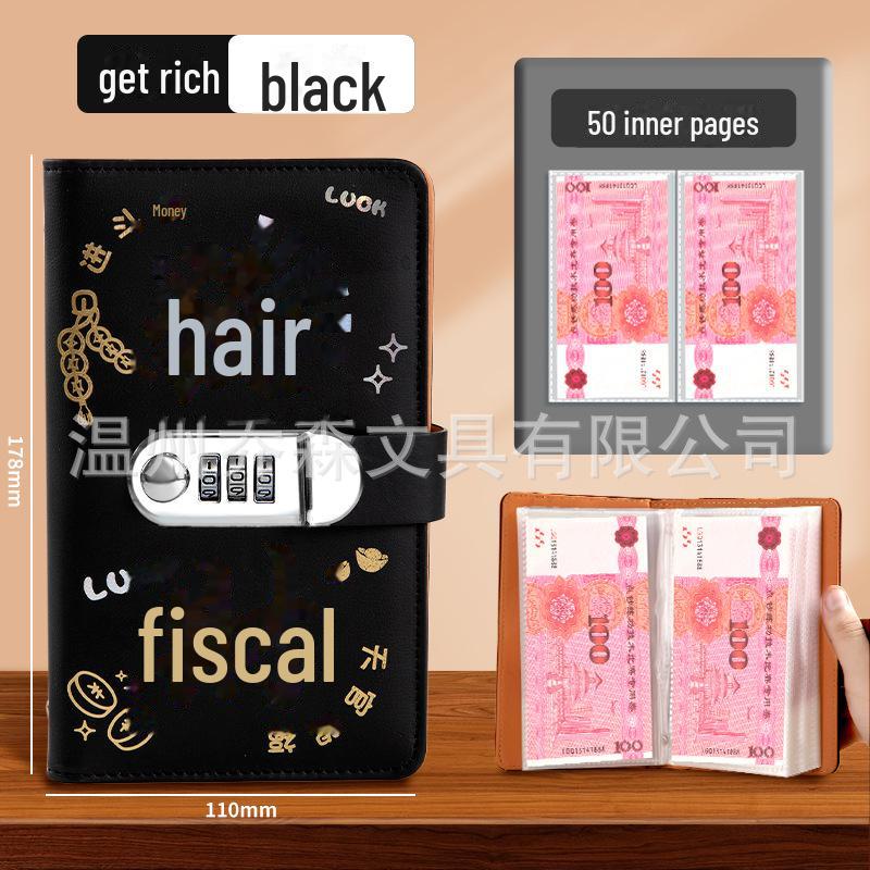 

Сберегательная книга 2024 года с паролем и большой емкостью