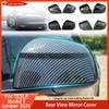 Carbon Fiber Car Paste Side Door Mirror Cover For Tesla Model Y Juniper2025 Auto Exterior Accessories ABS Sides Rearview Cover