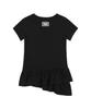 FANCY CLUB Frill Layered Dot Tee (Black) F25Qb128