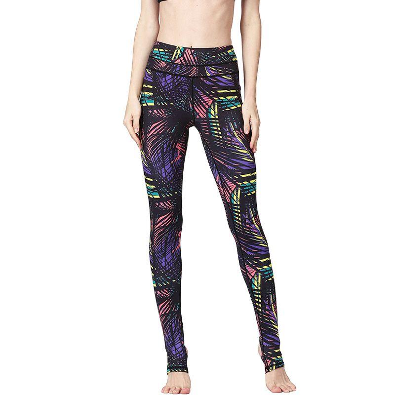 Anchored Yoga Pants Women's Tight High Waist Gym Pants Dance Pants Print Leggings Stretch Quick-Drying Fitness Pants