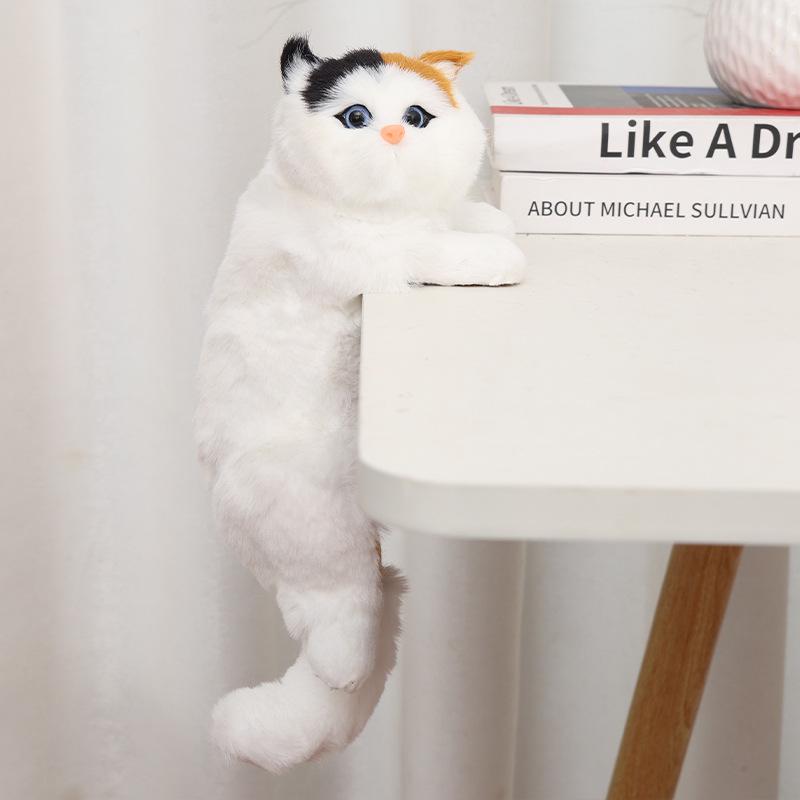Creative Pet Cat Figurine: Home Decor & Children's Toy
