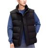 Men's ASICS Vests Men's Black Stand Collar Thickened And Fleece-Lined Other