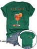 Women's Summer APEROL Print Short Sleeve T-Shirt - European & American Fashion, Hot Selling