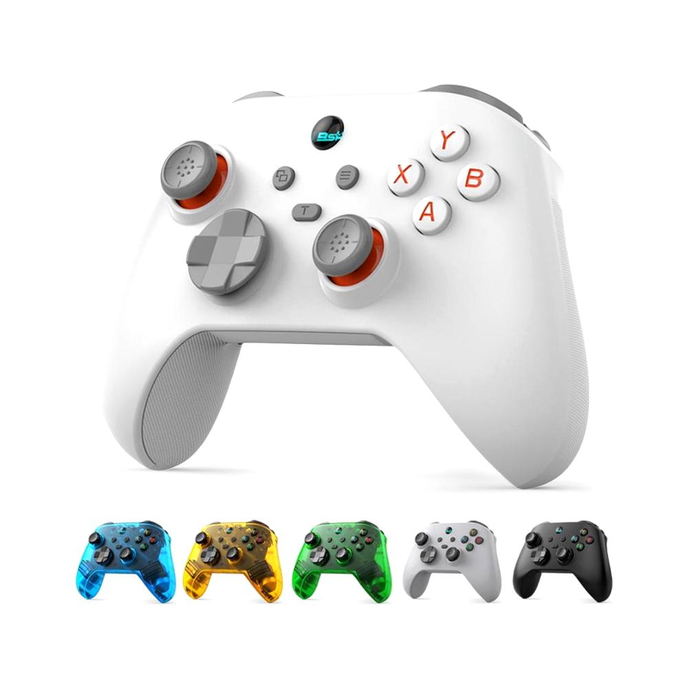 Manette de jeu sans fil G6 pour iOS Android PC Switch avec joystick à effet Hall et support pour téléphone