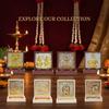 Lord Gold Plated Balaji Pocket Temple for Pooja Room | Venkateshwar Swami