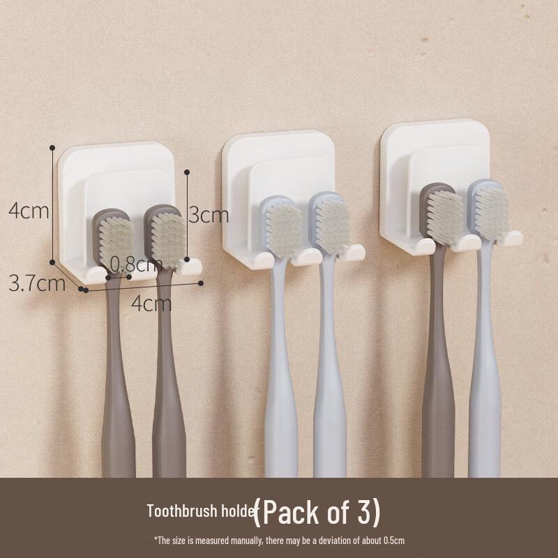 LIEI Wall-Mounted Toothbrush & Cosmetic Holder