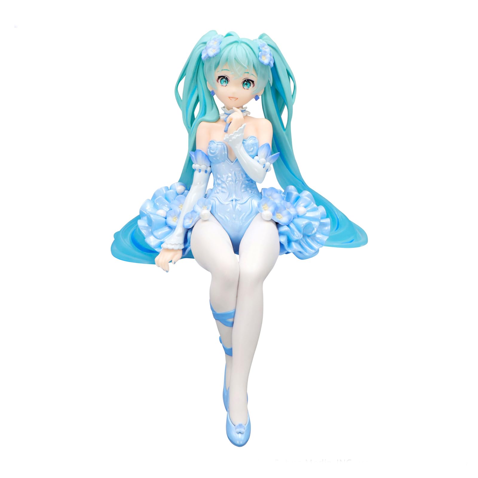

Hatsune Miku Series Noodle Stopper Figure Nemophila Pale Blue Furyu Hatsune Miku Flower Fairy Nemophila Pale Blue Color Noodle Stopper Statue Ver. - - синий