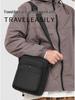 Men's Lightweight Oxford Cloth Crossbody Bag - Trendy Travel Shoulder Handbag & Vertical Sports Backpack