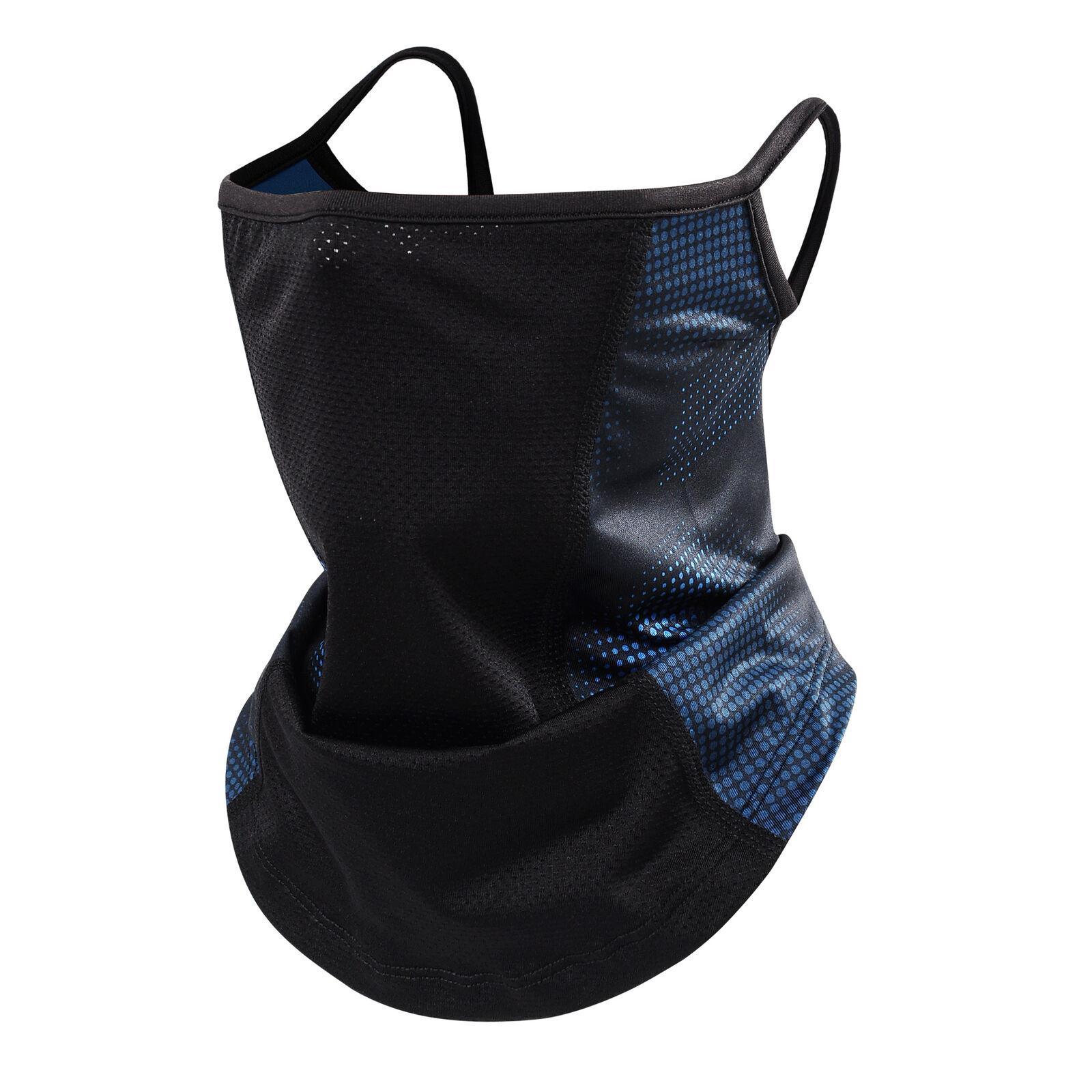 

Бандана Гетра для шеи Балаклава Маска-шарф для лица Быстросохнущие полумаски для женщин и мужчин - Защита от УФ-лучей и солнца, Дышащая защита лица Dark blue