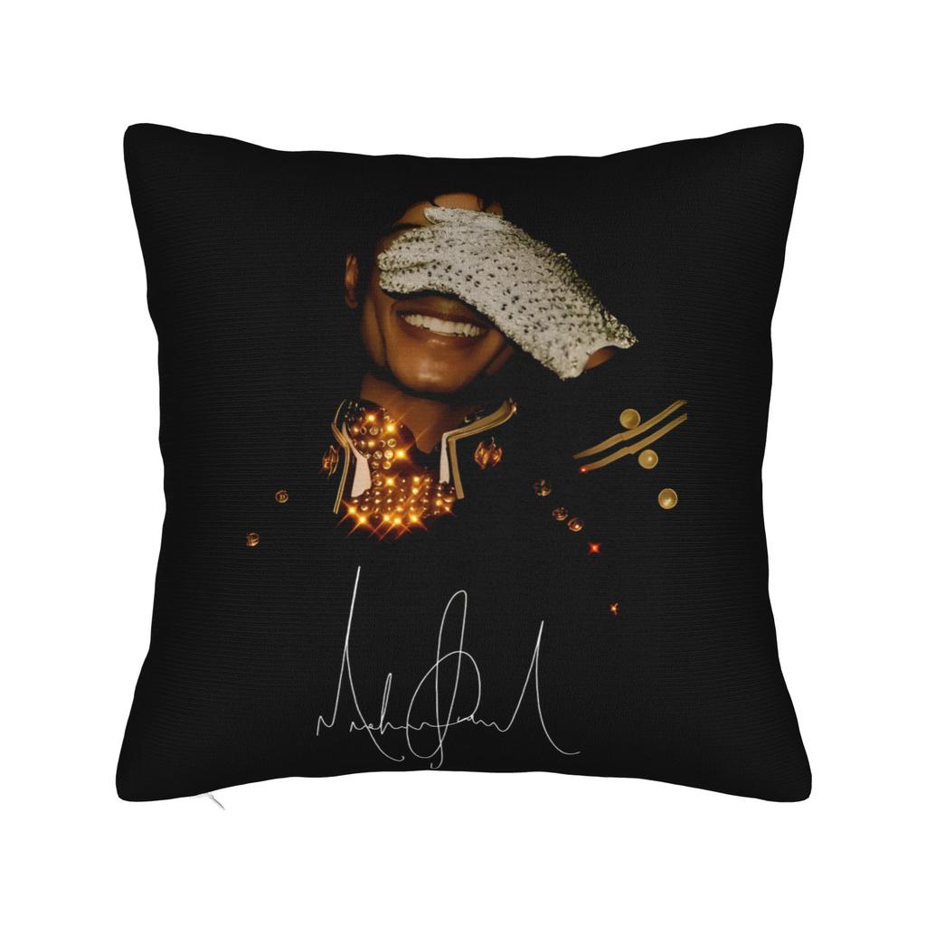 Mj King Of Pop Quadratische Kissenbezüge Kissenhülle Neuheit Polyester Dekor Kissenbezug Für Zuhause 40*40cm