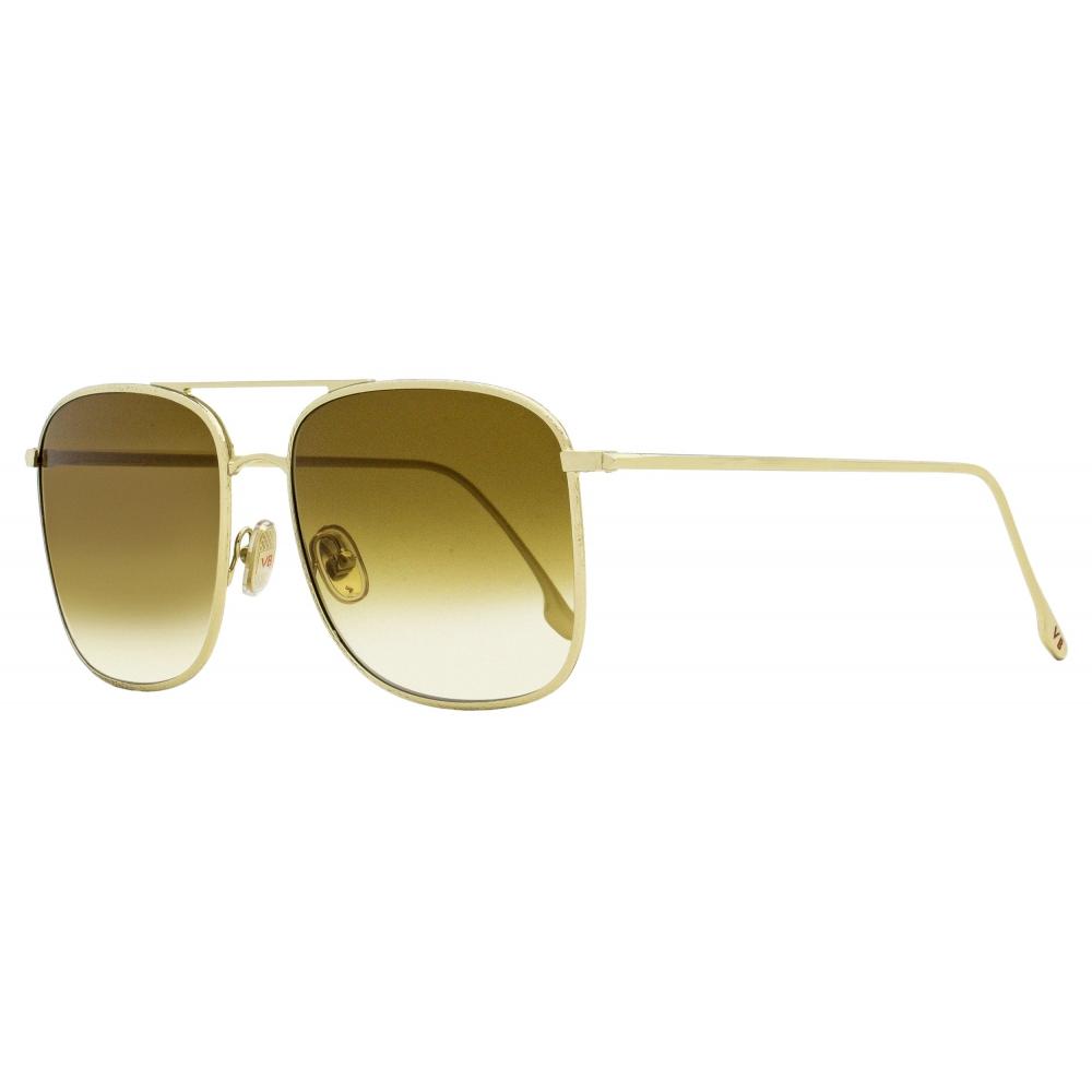 

Victoria Beckham Женские квадратные солнцезащитные очки VB202S 702 Золотые 59 мм 702
