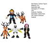 5/10Pcs Survival Horror Game Action Figure Cartoon Deer Owl Ram Men Figurine Statue Decoration Ornament Forest Night Game Fans Collectibles Gift