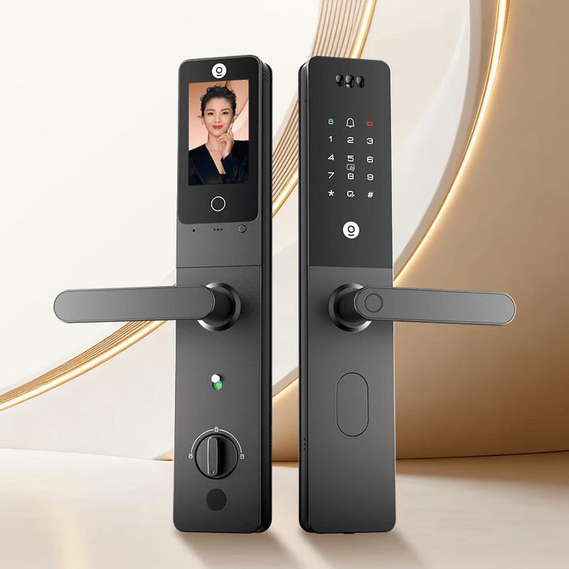 KAADAS V9 FVP Smart Door Lock with Facial Recognition & Visual Peephole
