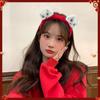 Plush New Year Hair Hoop Mascot Cartoon Headband Cute Snake Year Hairband  Girls