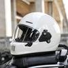 DOT Retro Full Face Motorcycle Helmet 3C Certified Small Shell Men Women Scooter Cruiser With Bluetooth