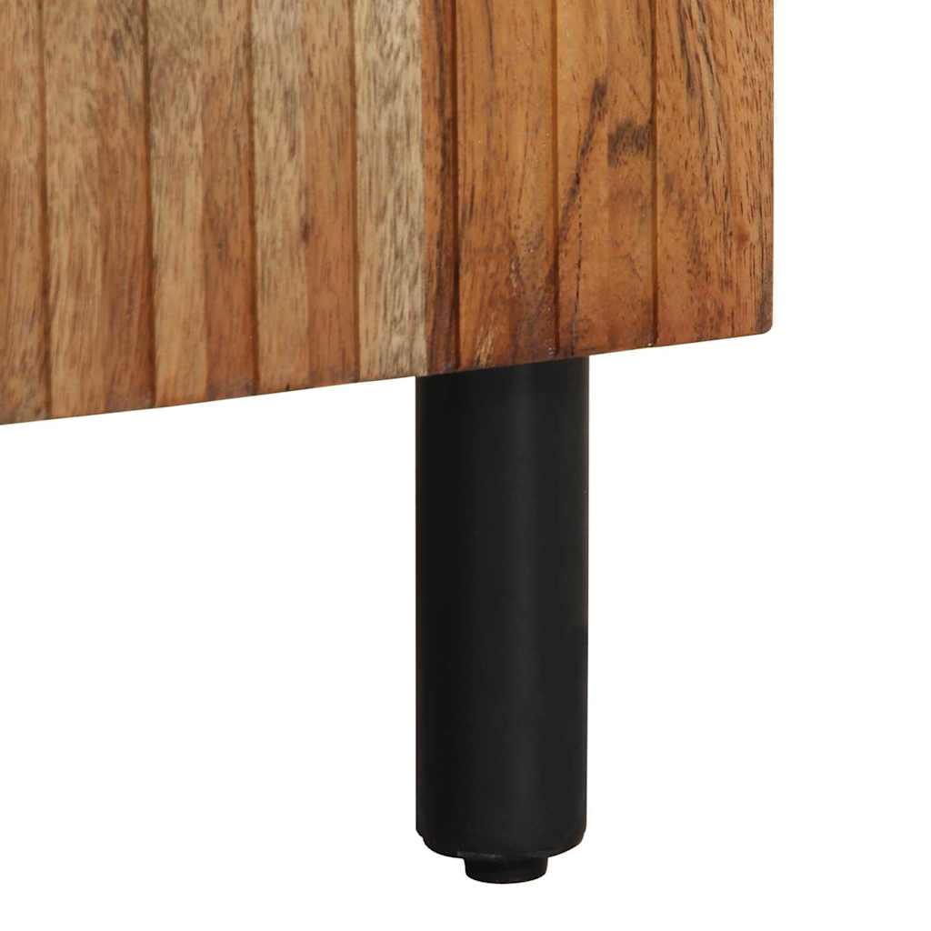 Bathroom Cabinet Brown 38 X 33 X 160 Cm Solid Mango Wood