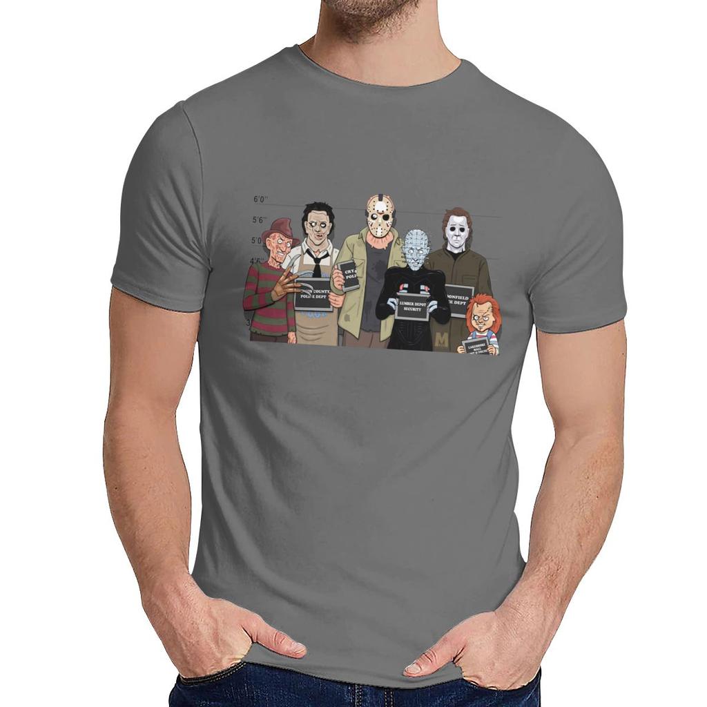 O Neck Stephen King Horror Tee Usual Suspects Serial Killers Horror Movie T Shirt Arrival