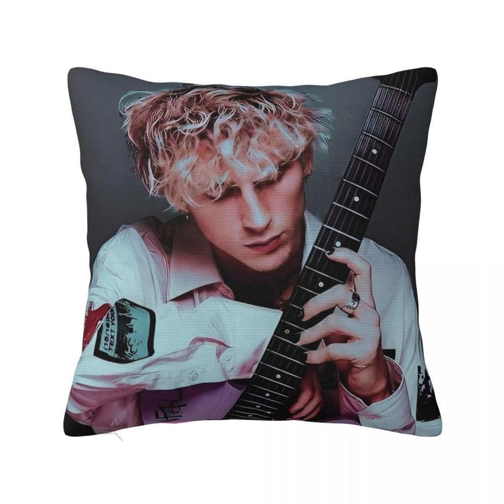 MGK Machine Gun Kelly Raper Poszewka na poduszkę Modna poszewka na poduszkę Miękka poszewka z wzorem Poszewki na poduszki na sofę Dekoracja domu