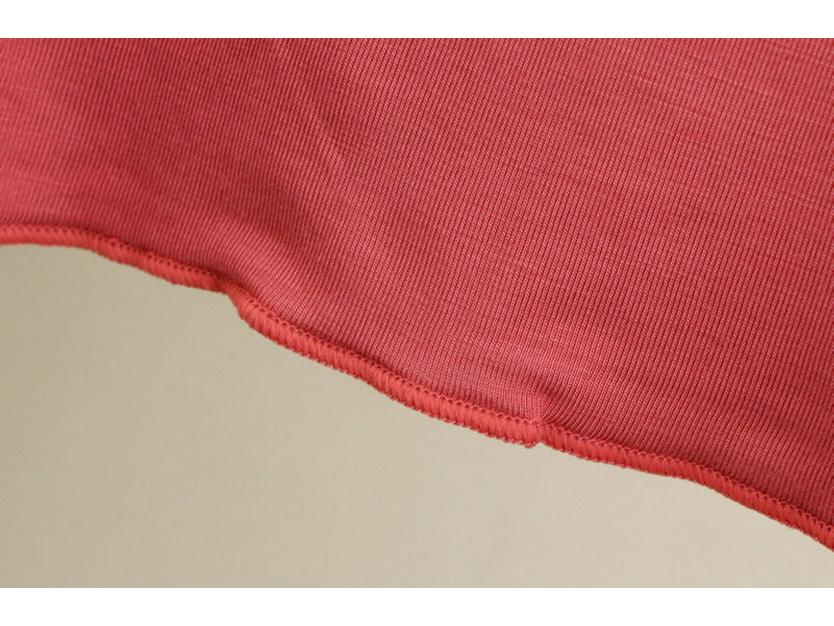 Women's Summer Modal Ruffle Trim T-shirt - Short Sleeve, Loose-Fit, Slimming Half Sleeve