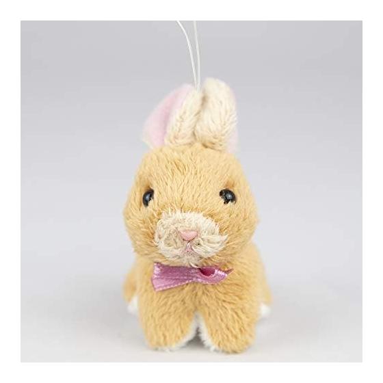 Takenoko Fontaine Strap Rabbit Beige Plush Toy 38043