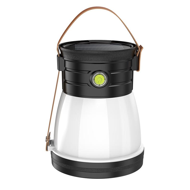 Solar Tent Lantern with Power Bank Function, Long Lasting,COB+LED Dual Light,USB Backup,Perfect for Camping,Hiking,Power Outage