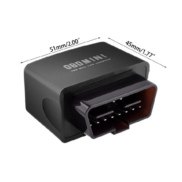 Dual Port Auto Car OBD Fast Charger Phone Charging Adapter OBD2 Splitter 12V 24V