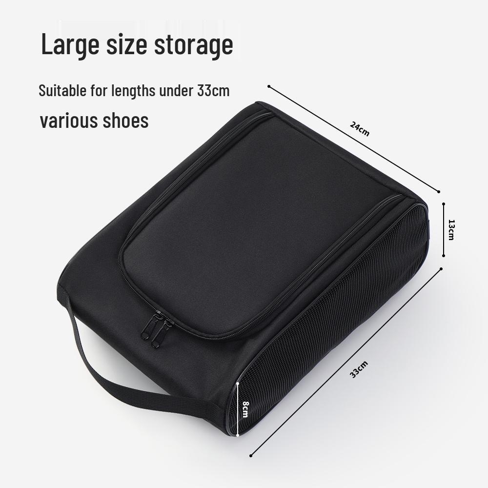 Men's Waterproof Mesh Sneaker Bag for Outdoor Travel and Football Shoe Storage