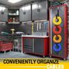 Organizzatore di Cavi di Prolunga Portatile a 5 Slot Montabile a Parete Salvaspazio Cinghie Organizzatrici per Cavi Organizzatore Cavi Regolabile Garage