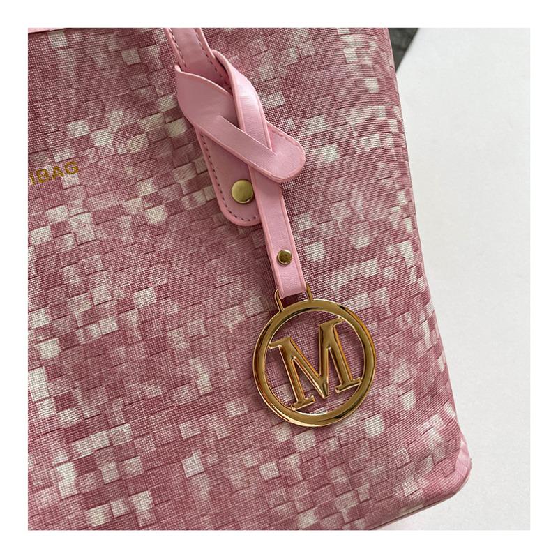 Bolso Tote Grande de Capacidad Simple y Elegante Bolso de Hombro de Color Sólido de Moda para Viajes Diarios para Mujer CLE