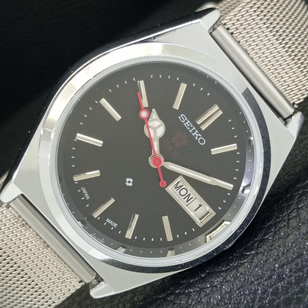 ВИНТАЖНЫЕ ОТРЕМОНТИРОВАННЫЕ МУЖСКИЕ ЧАСЫ SEIKO EXPO 70 АВТОМАТИЧЕСКИЕ 6309A ЯПОНИЯ a441780-1