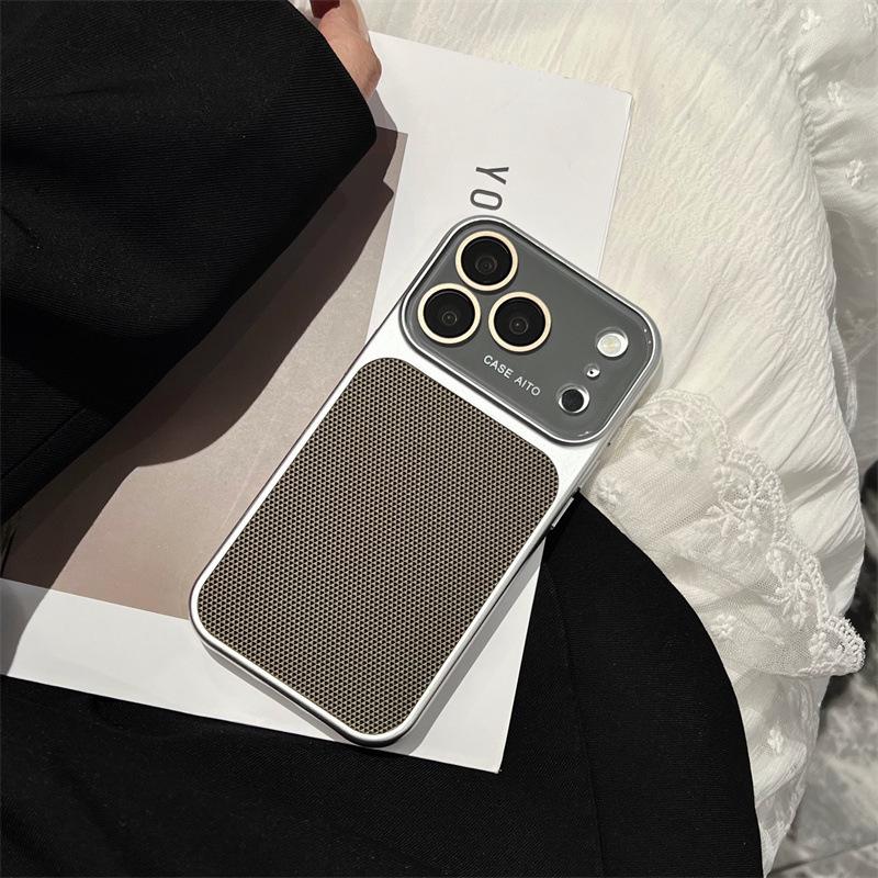 

Apple 17 Pro Max Case: Waffle Grain Leather Texture, Transforms into Advanced iPhone 16 Protective Case. iPhone 15 Pro Max