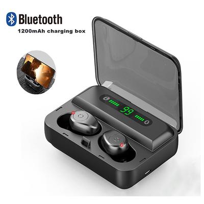 F9-5 TWS Wireless Bluetooth 5.0 Earphone Mini Invisible Stereo Noise Canceling Headset LED Display