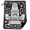 Customizable Souvenir for Birthdays Christmas DIY Coloring Blanket Adults And Kids, Color Your Own Blanket, 59" x 51" Soft Cozy Polyester Couch Cover