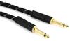 Fender Shielded Cable Deluxe Series Instruments Cable, StraightStraight, 5', Black Tweed 08