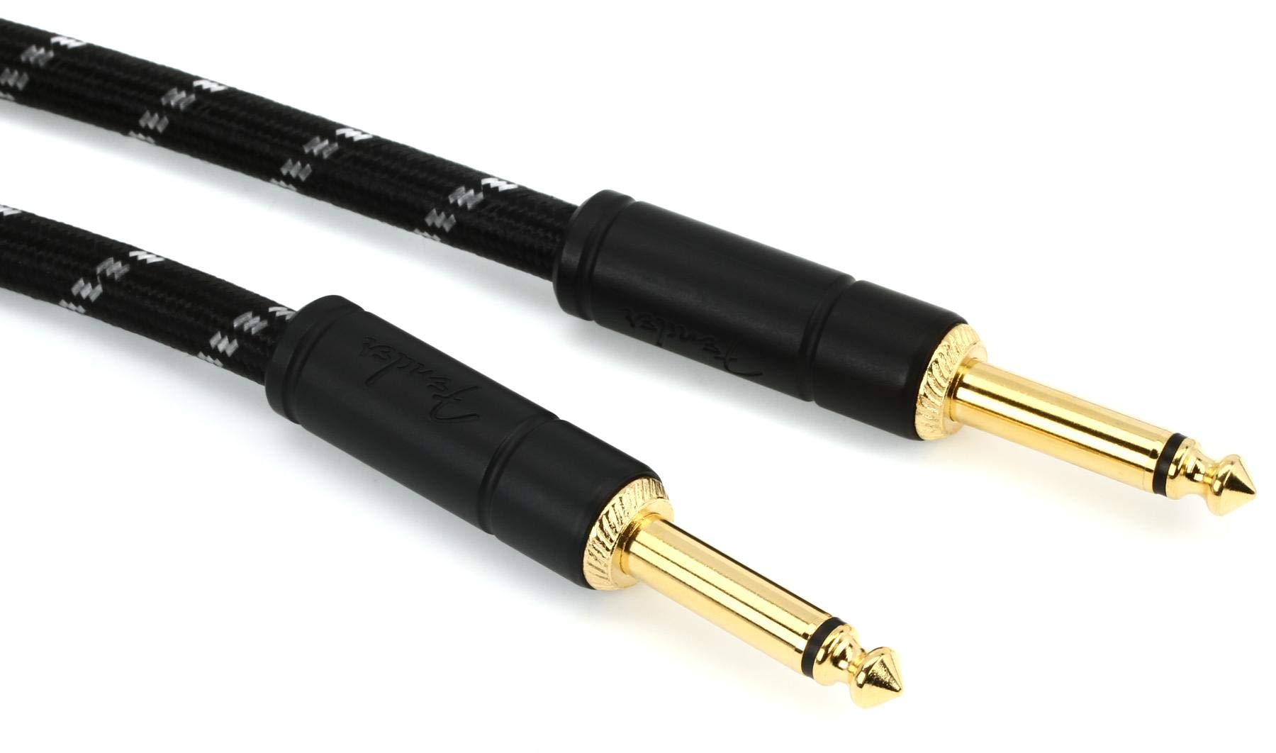 

Fender Shielded Cable Deluxe Series Инструментальный кабель, прямой, 5 , черный твид 08