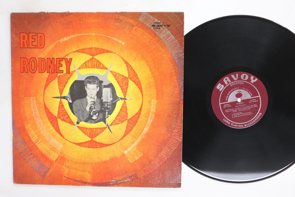 Виниловая пластинка RED RODNEY Fiery MG12148 SAVOY 1973 US Jazz Б/у