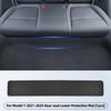 For Tesla Model Y Juniper 2021-2025 Rear Seat Lower Protective Mat Interior Suede Protective Pad Accessories
