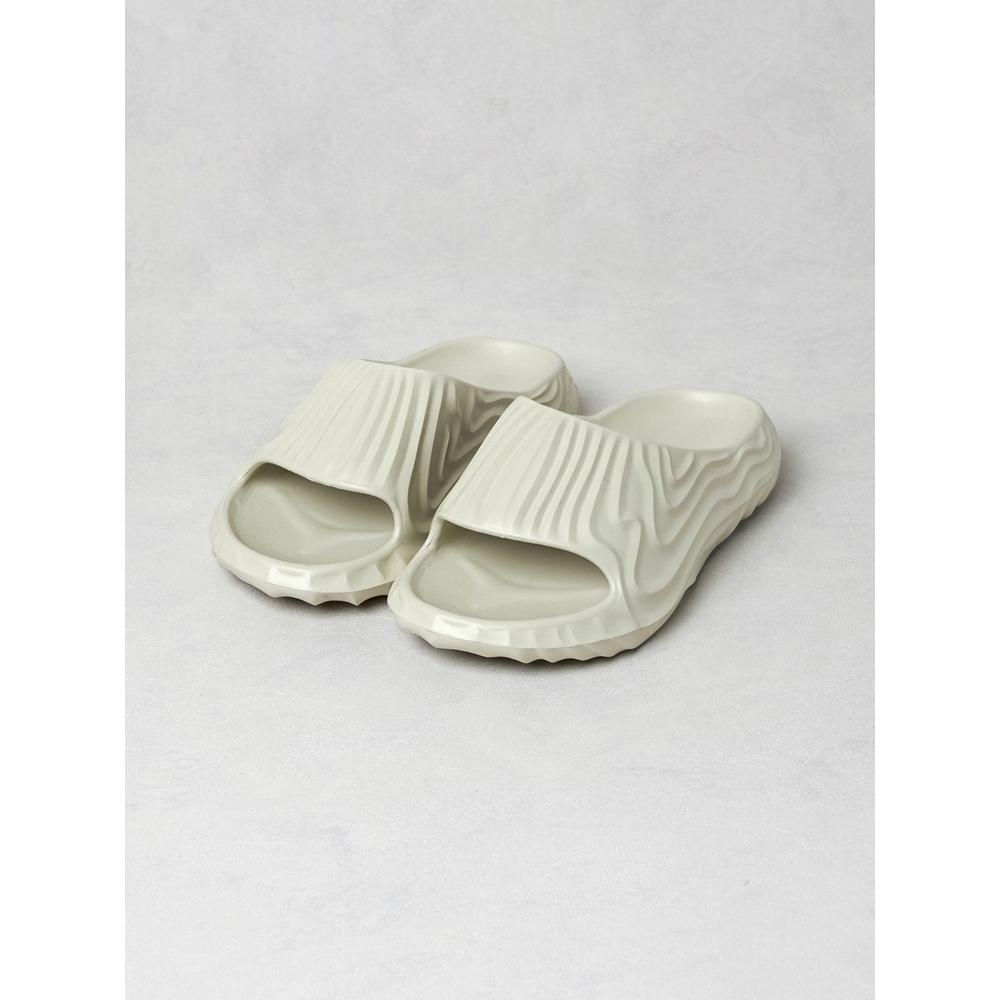 Daiso Eva Wave Pleated Slippers 230 250 Mm