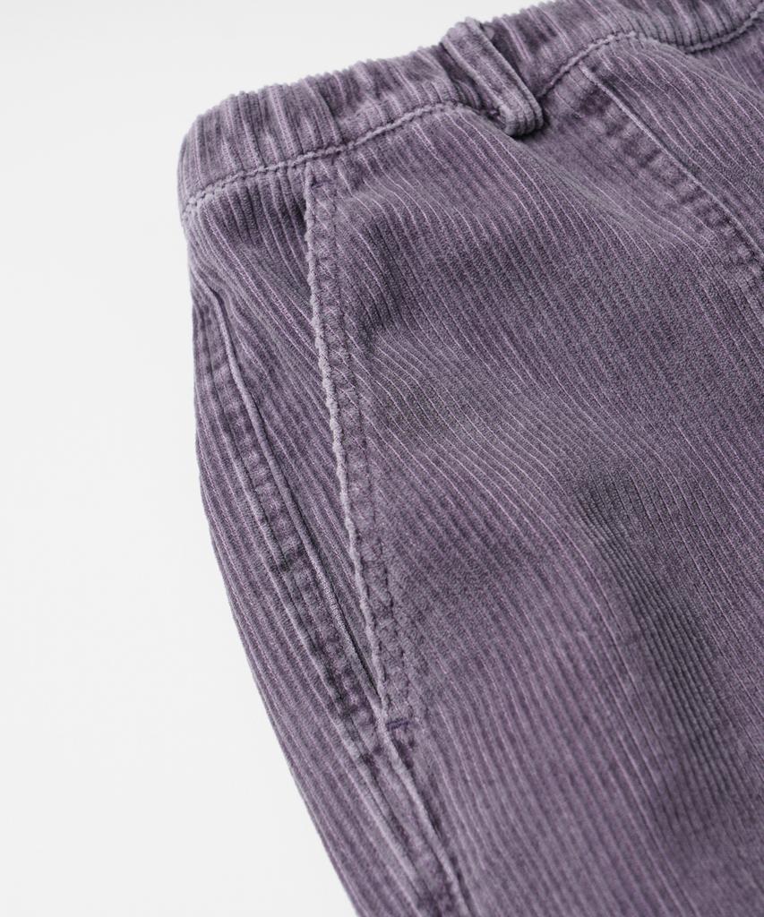FRIZMWORKS Corduroy Banding Wide Fatigue Pants _ Red Bean