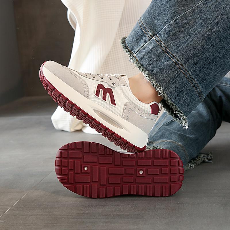 Fashion CRLAYDK Summer Womens Sneakers Walking Mesh Casual Tennis Lace Up Platform Ladies Shoes Comfortable Fashion Sport Trainers