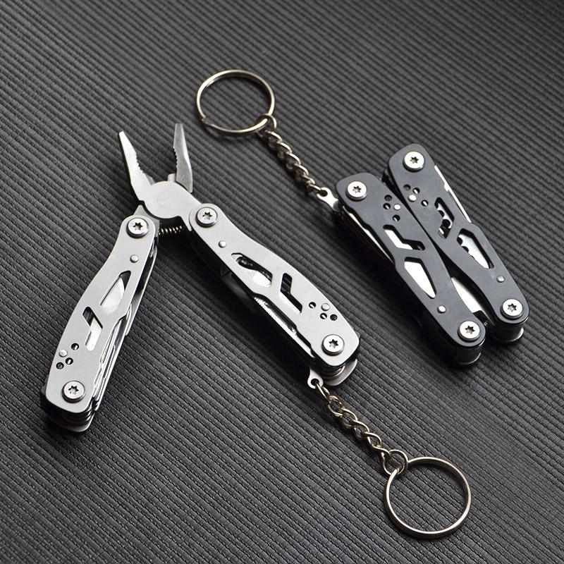 ALMIGHTY EAGLE PC22 Model 11-in-1 Multitool Mini Pocket Folding Stainless Steel Screwdriver Pliers Saw Blade File OEM