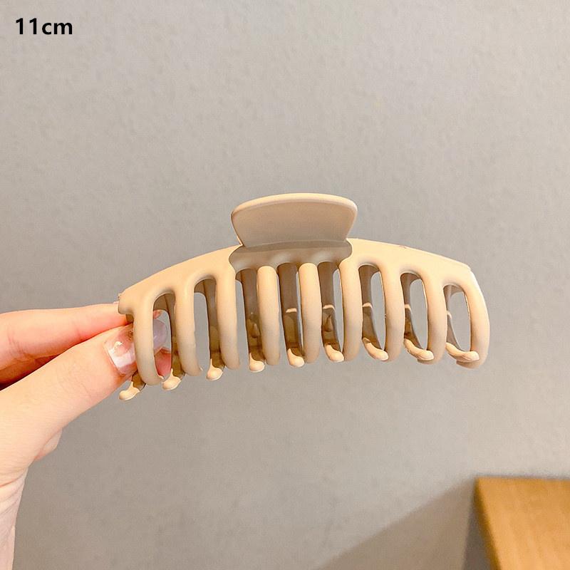 2pcs 10cm Women Thick Ponytail Hair Claws Large Geometric Square Claw Minimalist Lady Hair Claw Girls Hair Accessories