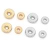 200pcs CCB Spacer Beads Flat Round Big Hole Loose Beads For Jewelry Making DIY Handmade Necklace Bracelet Accessories Findings