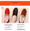 Women's Waterproof Non-Slip Winter Shoes - Comfortable Leather Slippers for Mid-Aged & Elderly