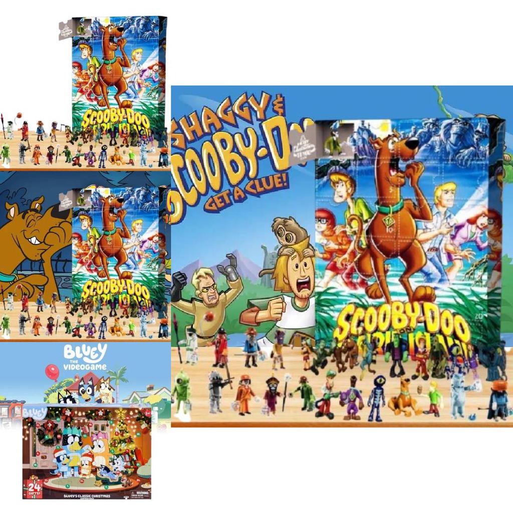 2024 Christmas Themed Blind Box Advent Calendar Fun Pvc Toy Set For All Ages